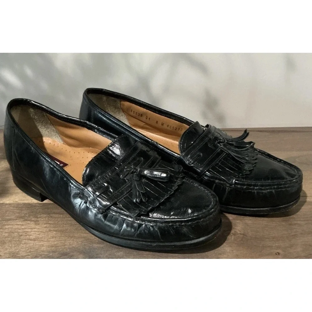 FLS Florsheim Men Tassel‎ Loafer Dress Shoe Size 8 US